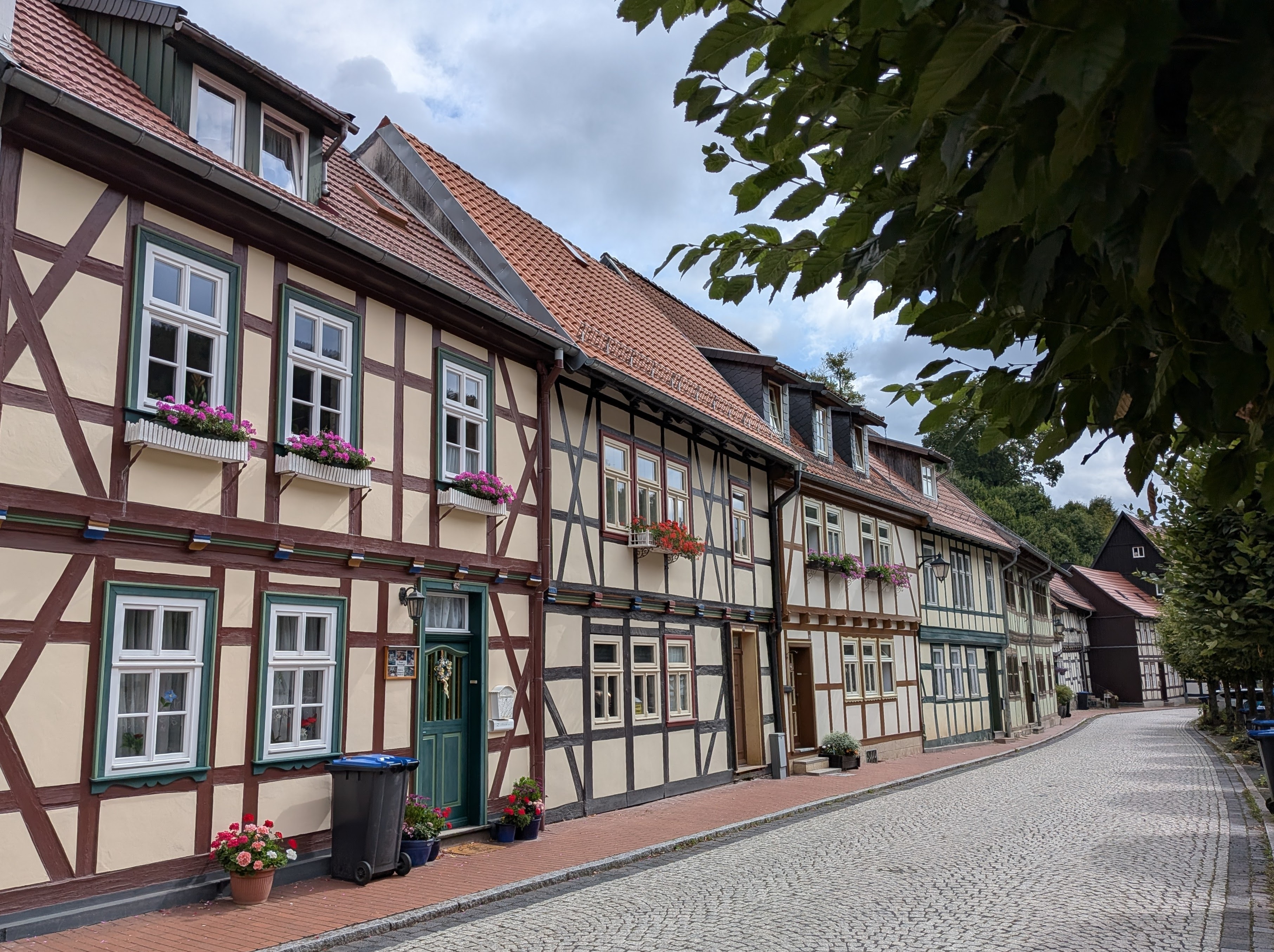 Häuserzeile in Stolberg