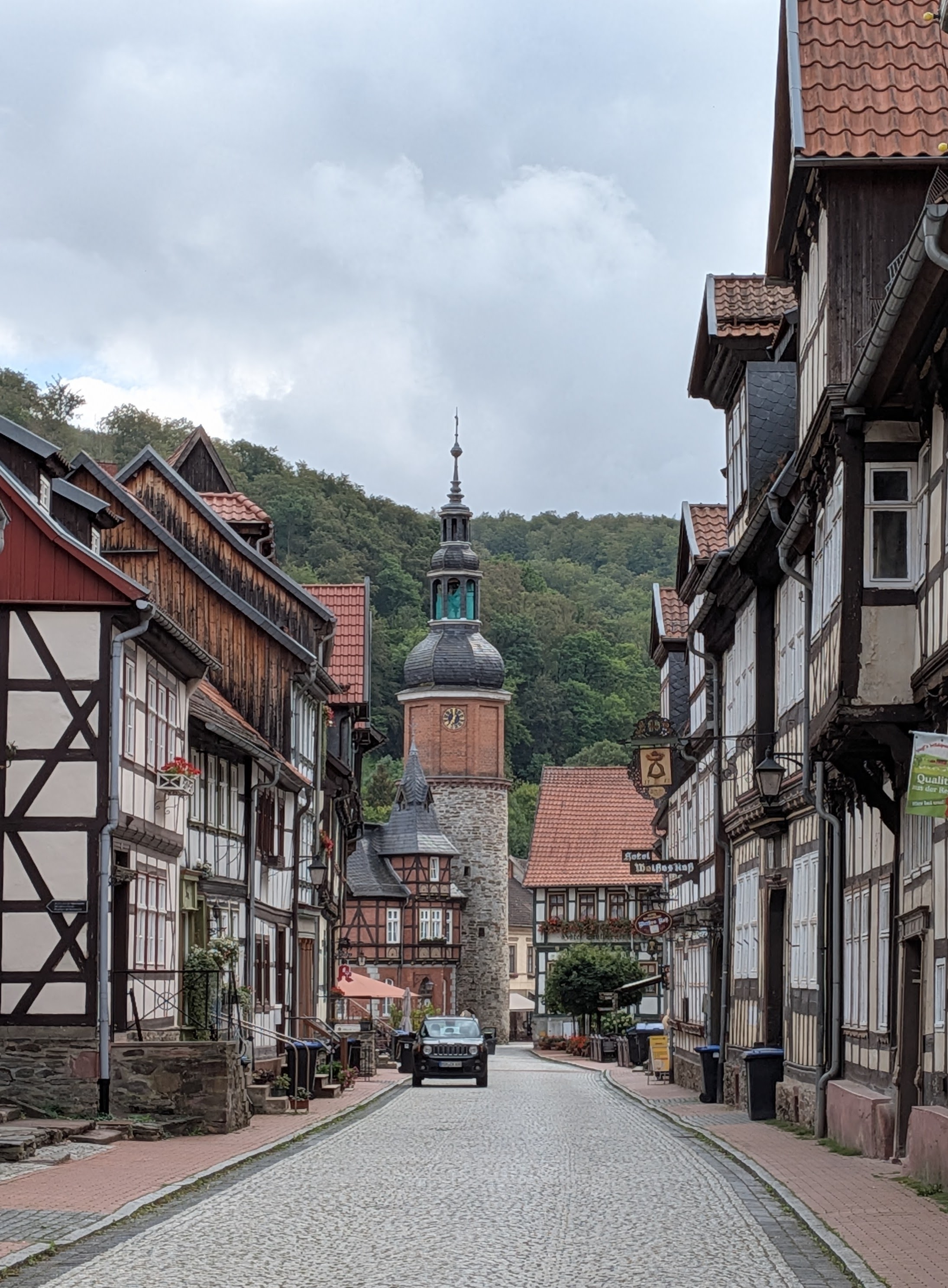 Eine Straße in Stolberg