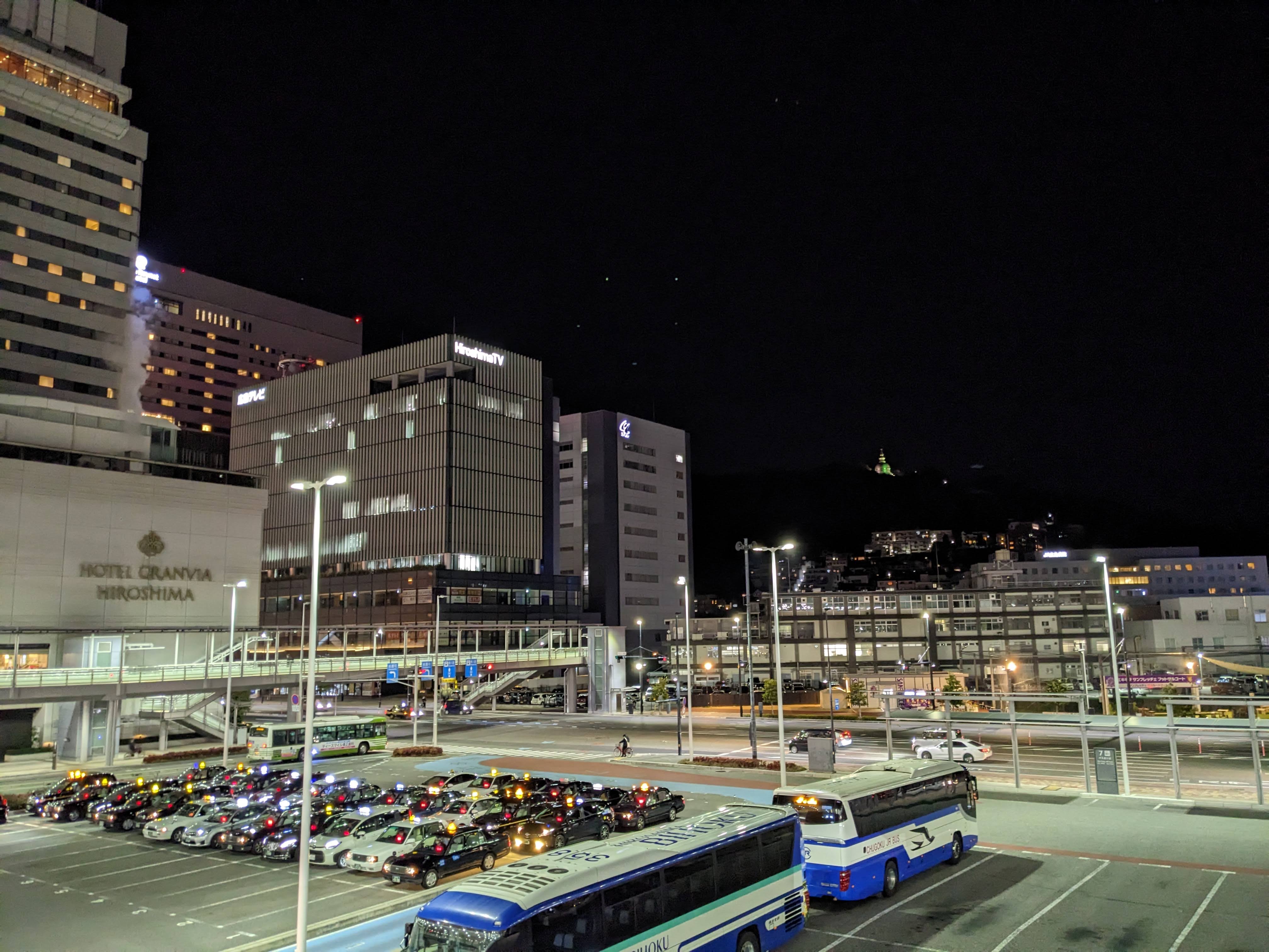 Hiroshima Station nachts
