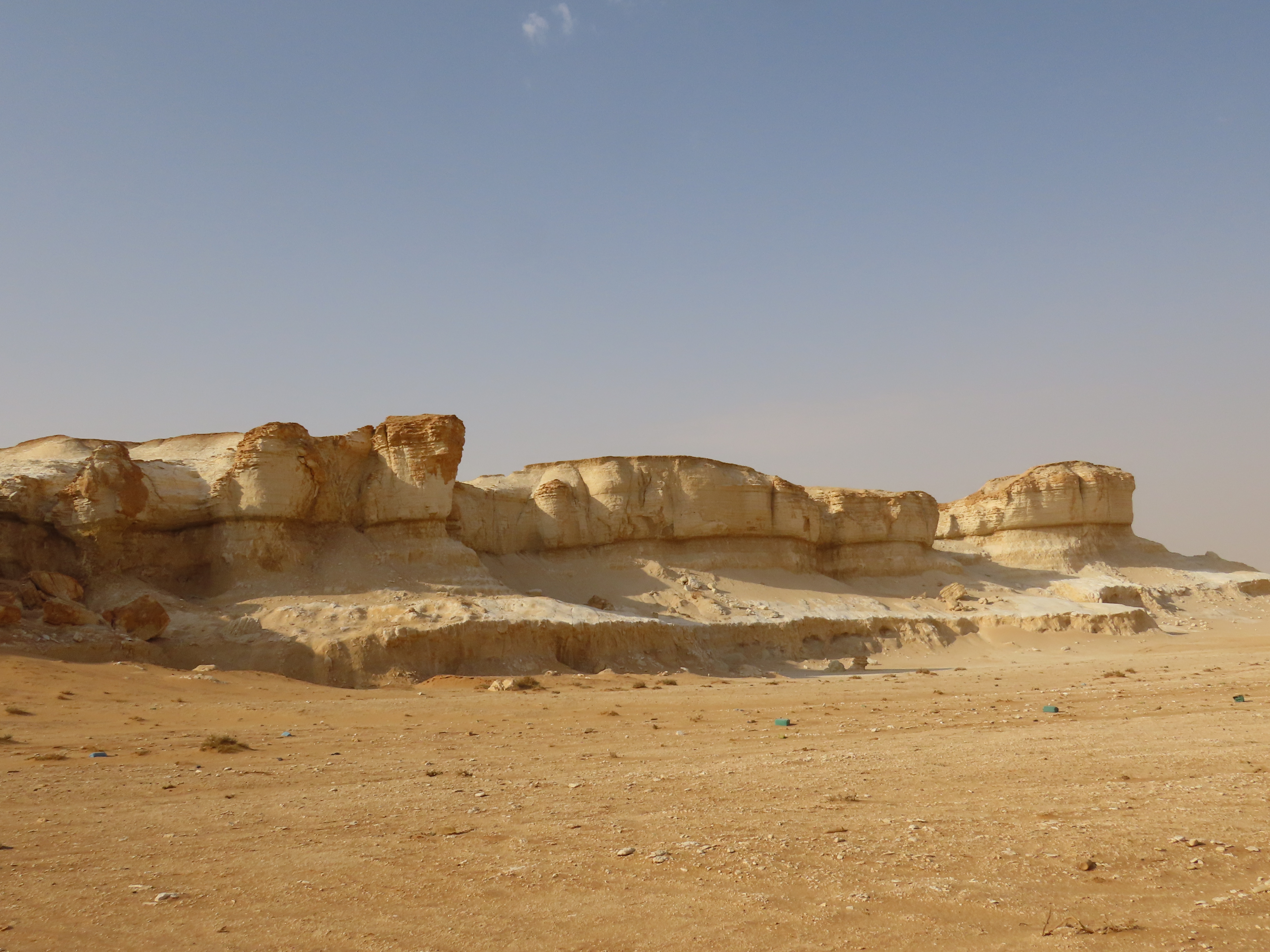 Wadi Dahek Ferne Felsen
