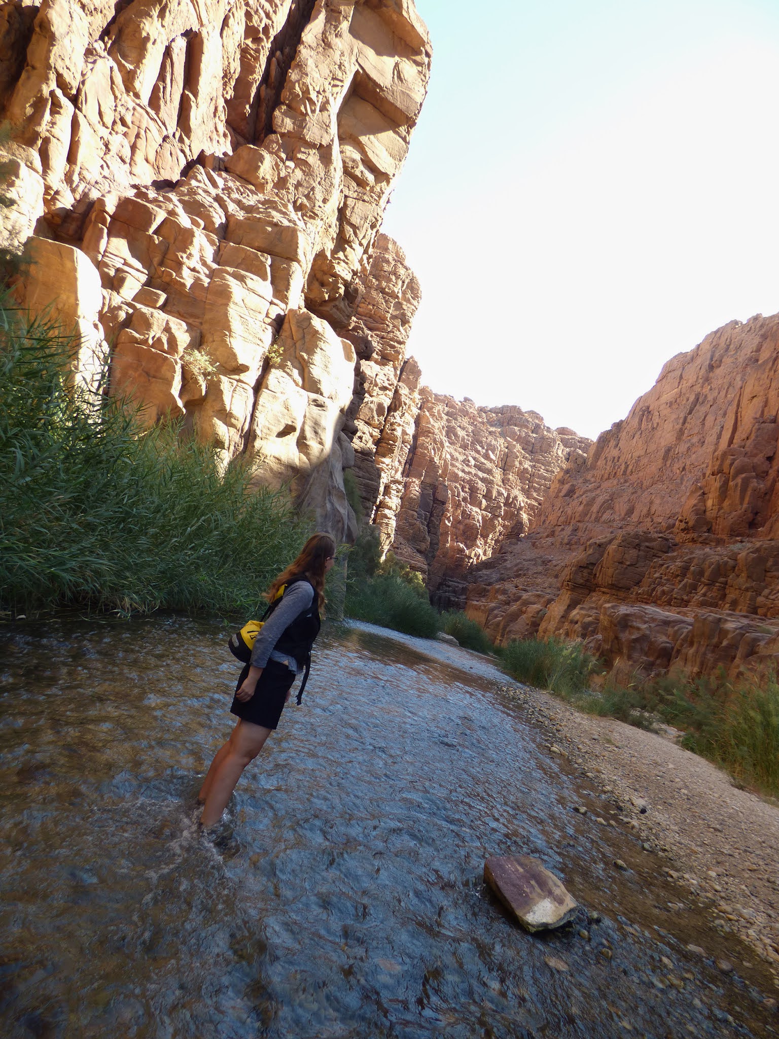 Aki in der Wadi Mujib