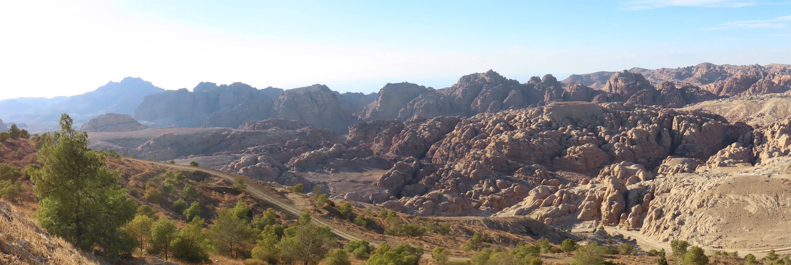Berge von der Ruinenstadt Petra