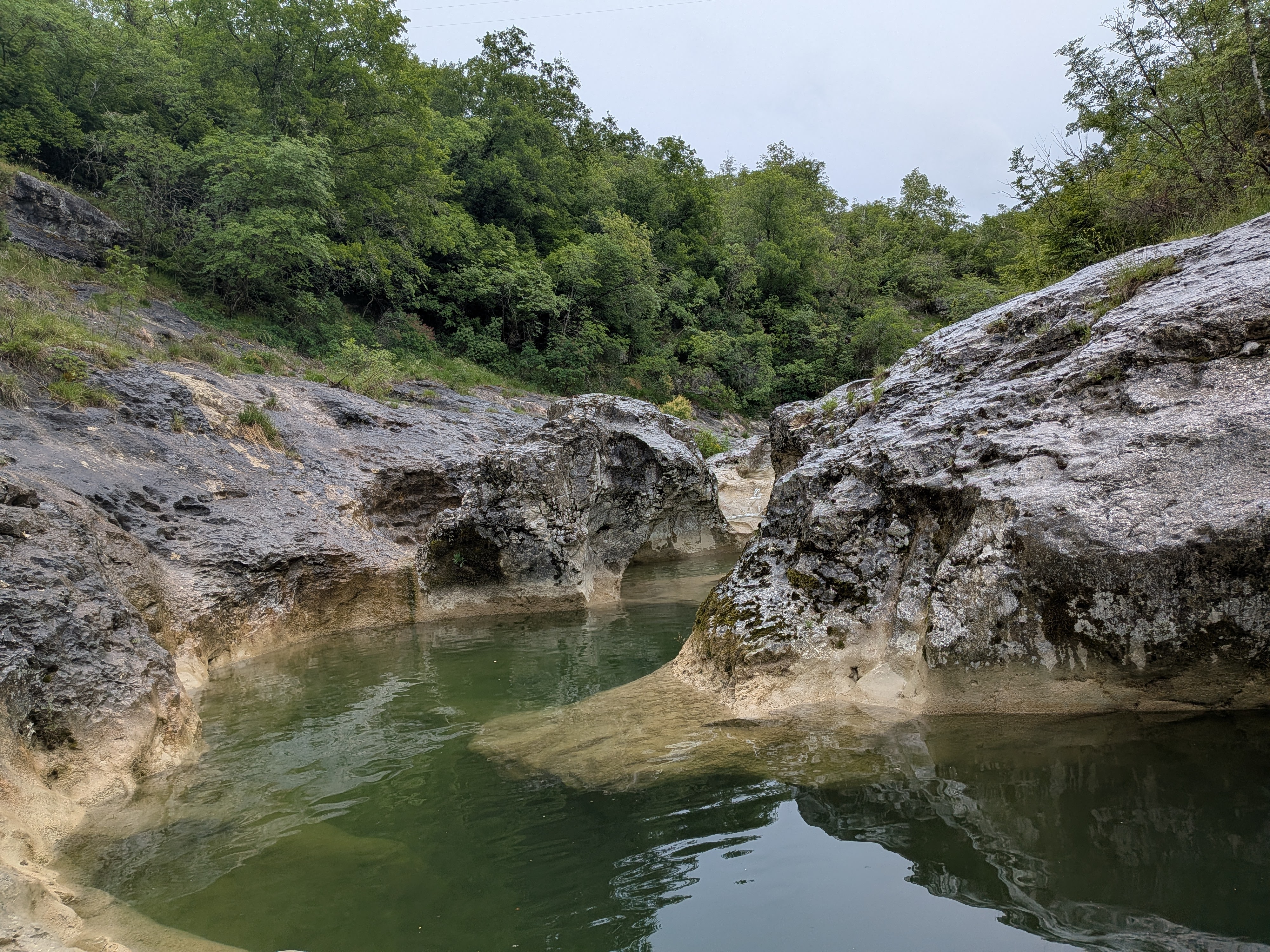 Biegung im FLusslauf