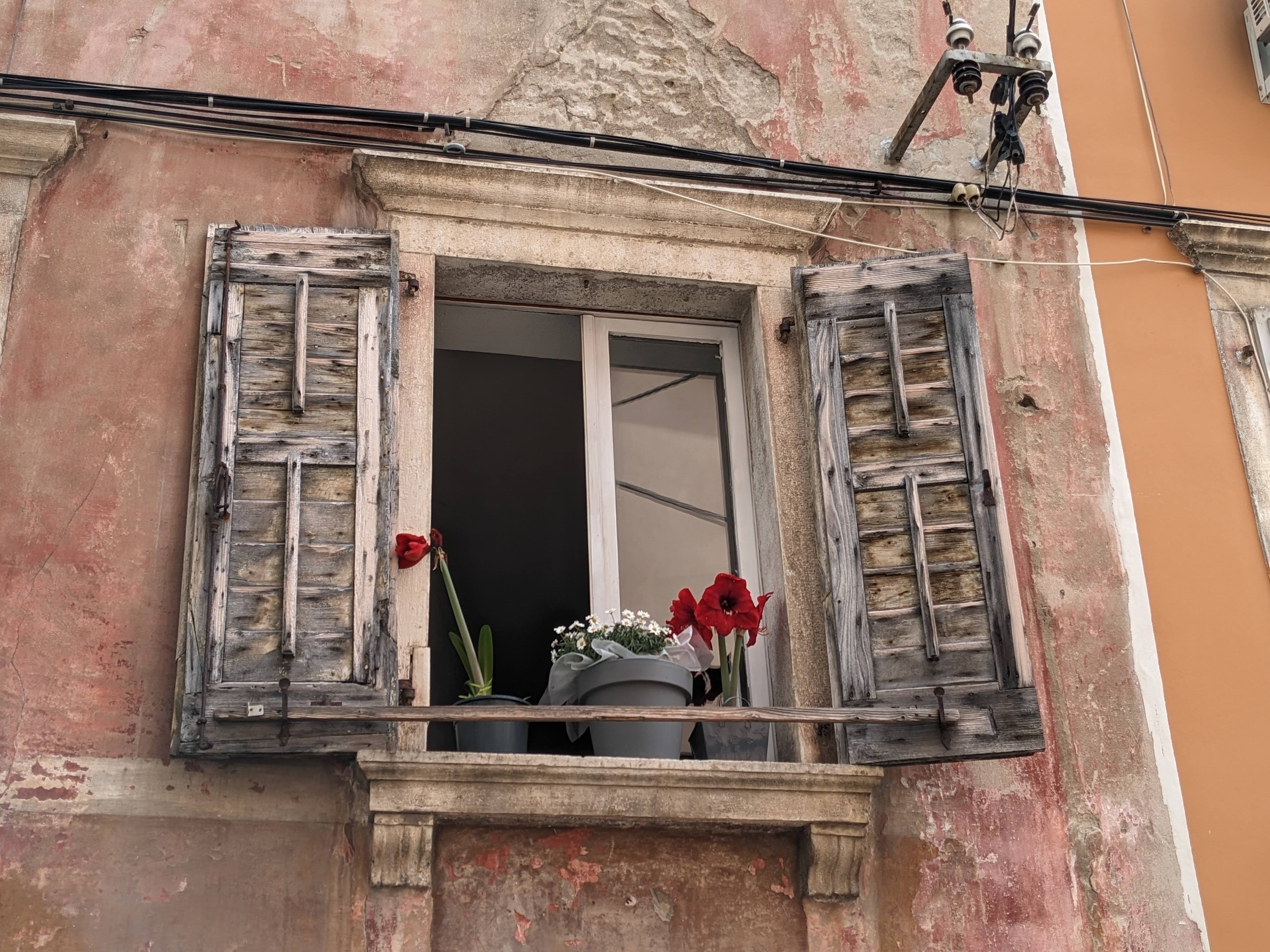 Fenster in Piran