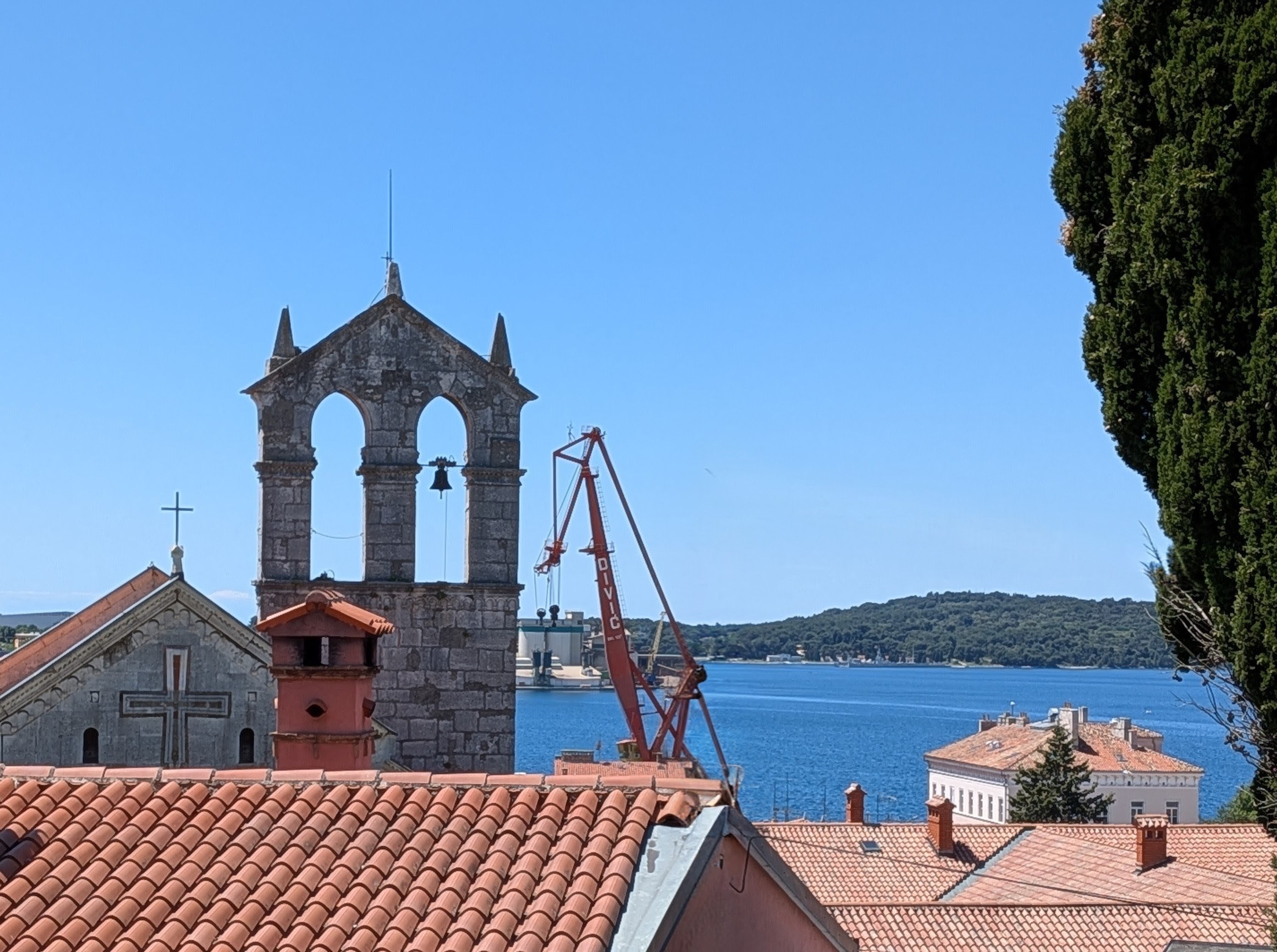 Meerblick auf Pula