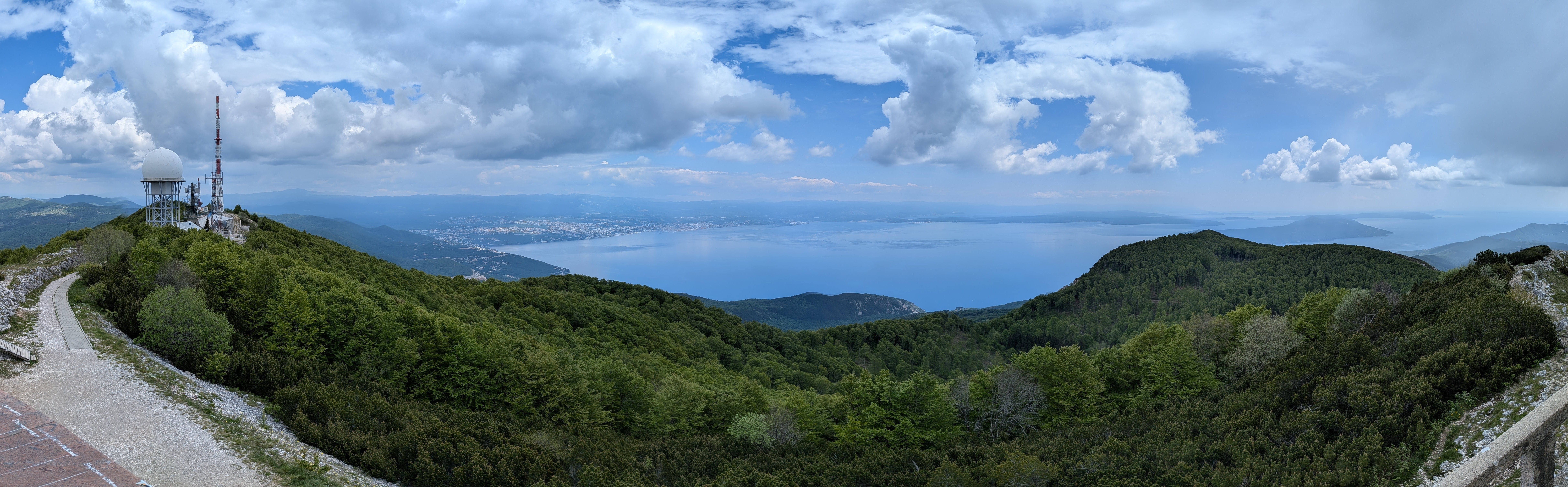 Panorama vom Aussichtsturm