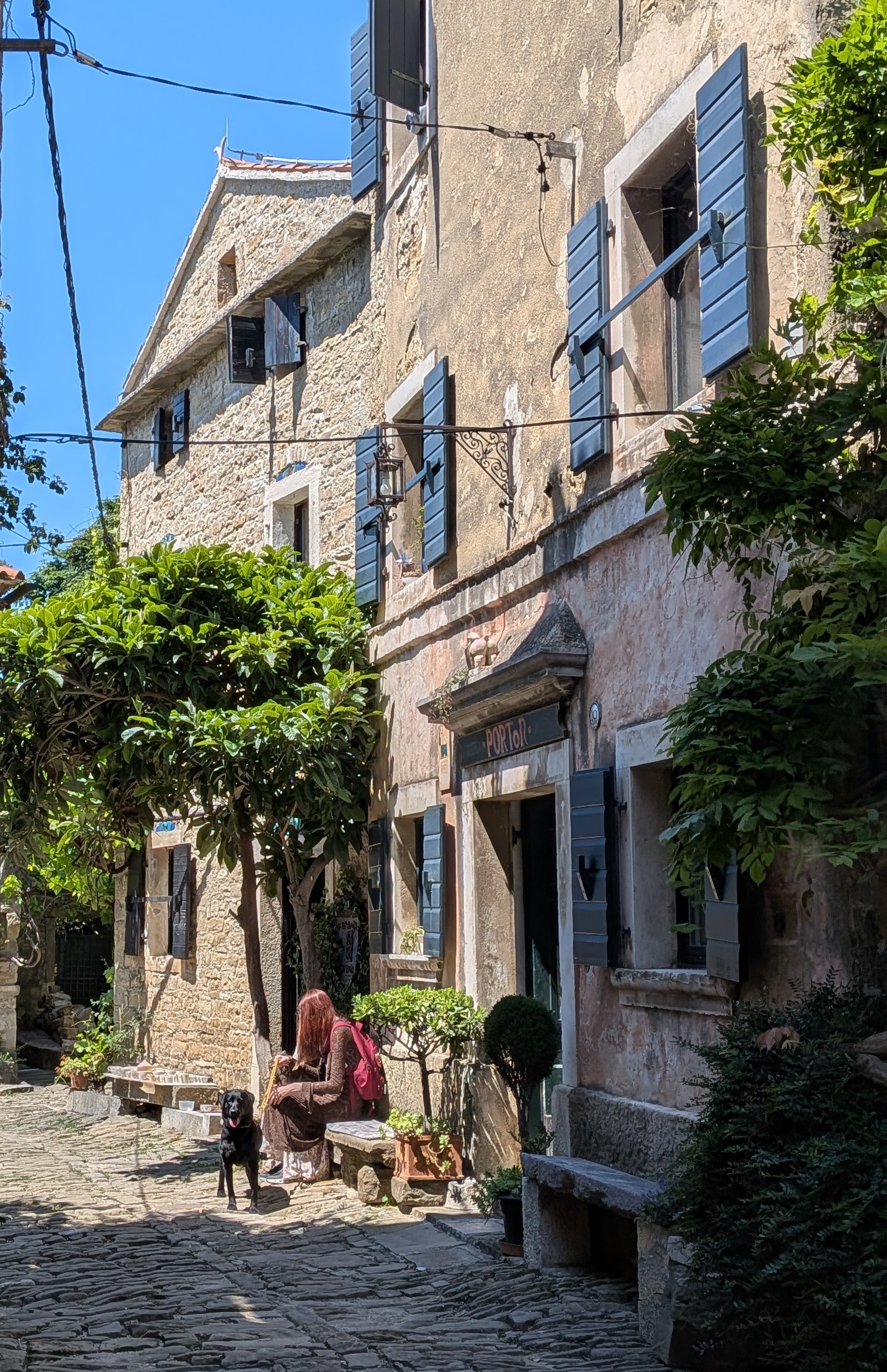 Eine Gasse in Groznjan