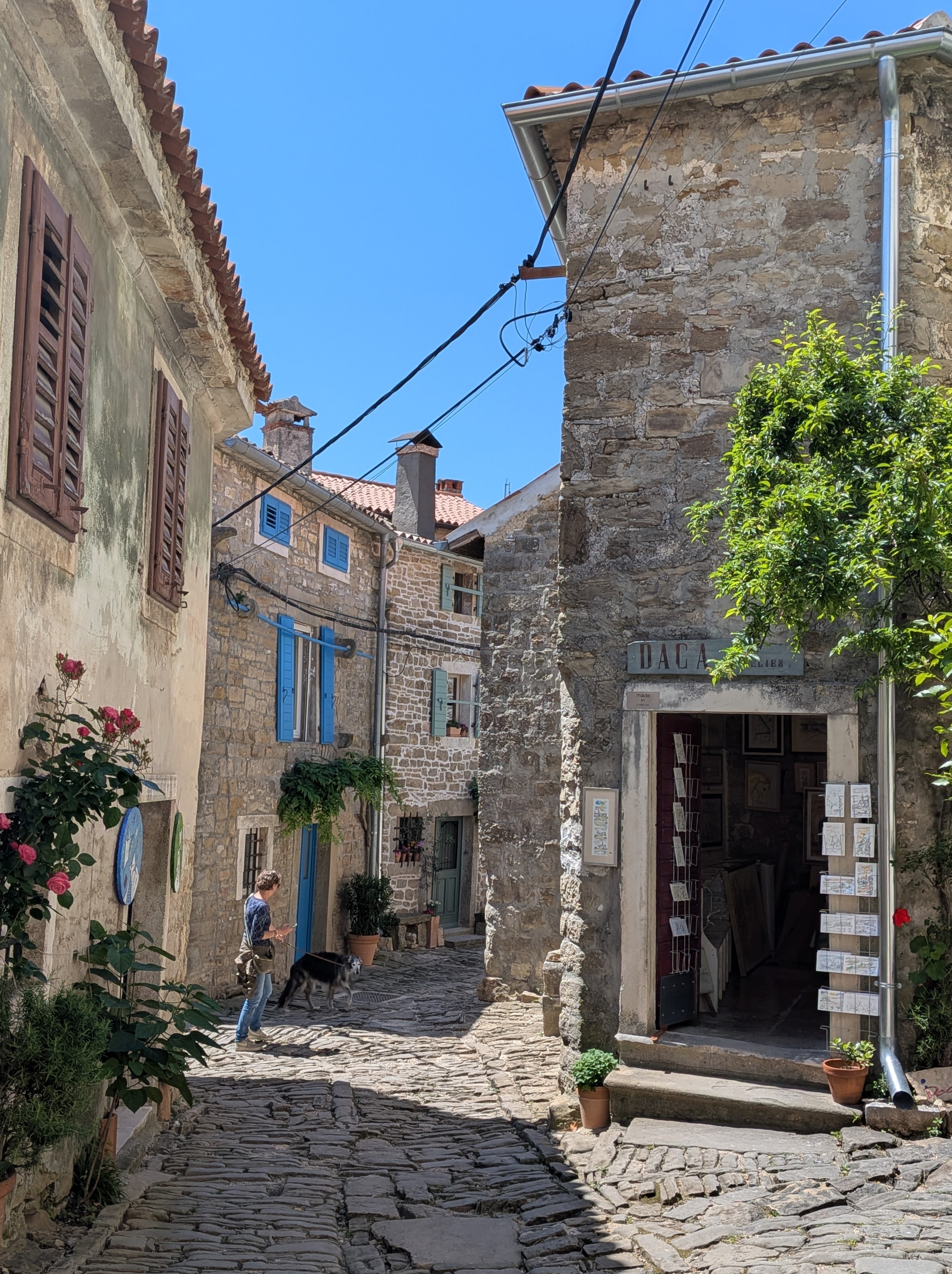 Eine Gasse in Groznjan