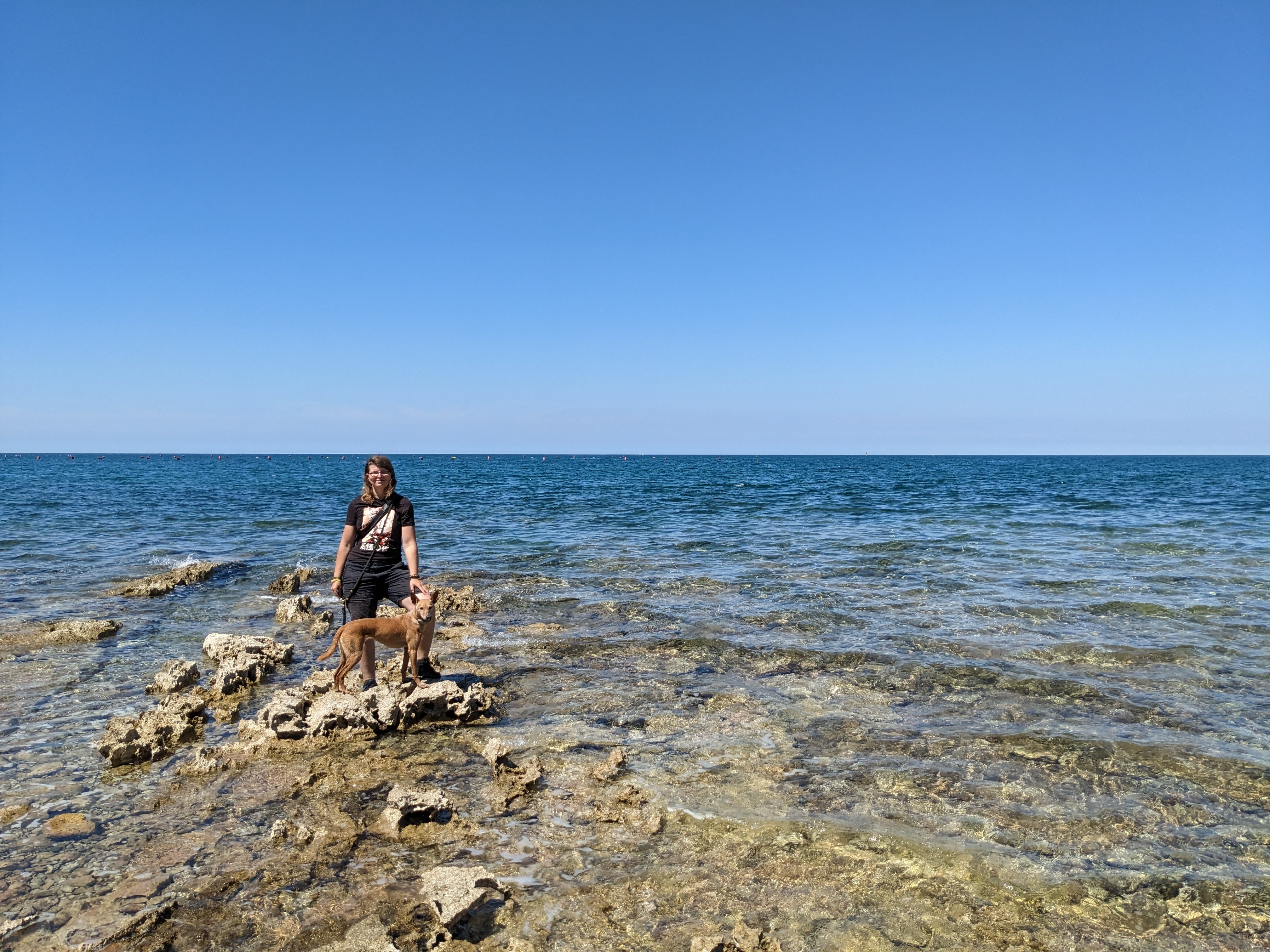 Aki und Yoko am Mittelmeer