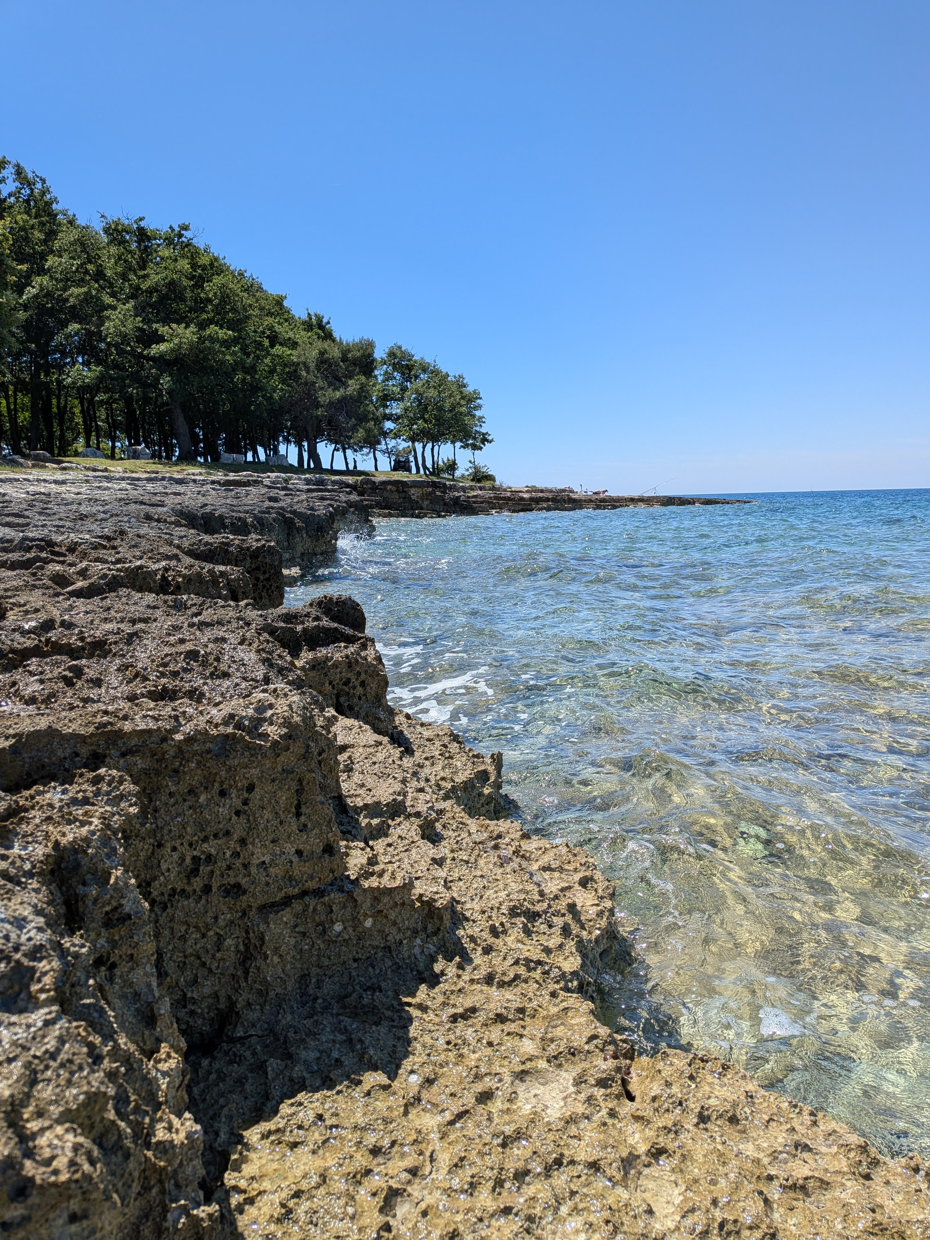 Das Ufer vom Mittelmeer