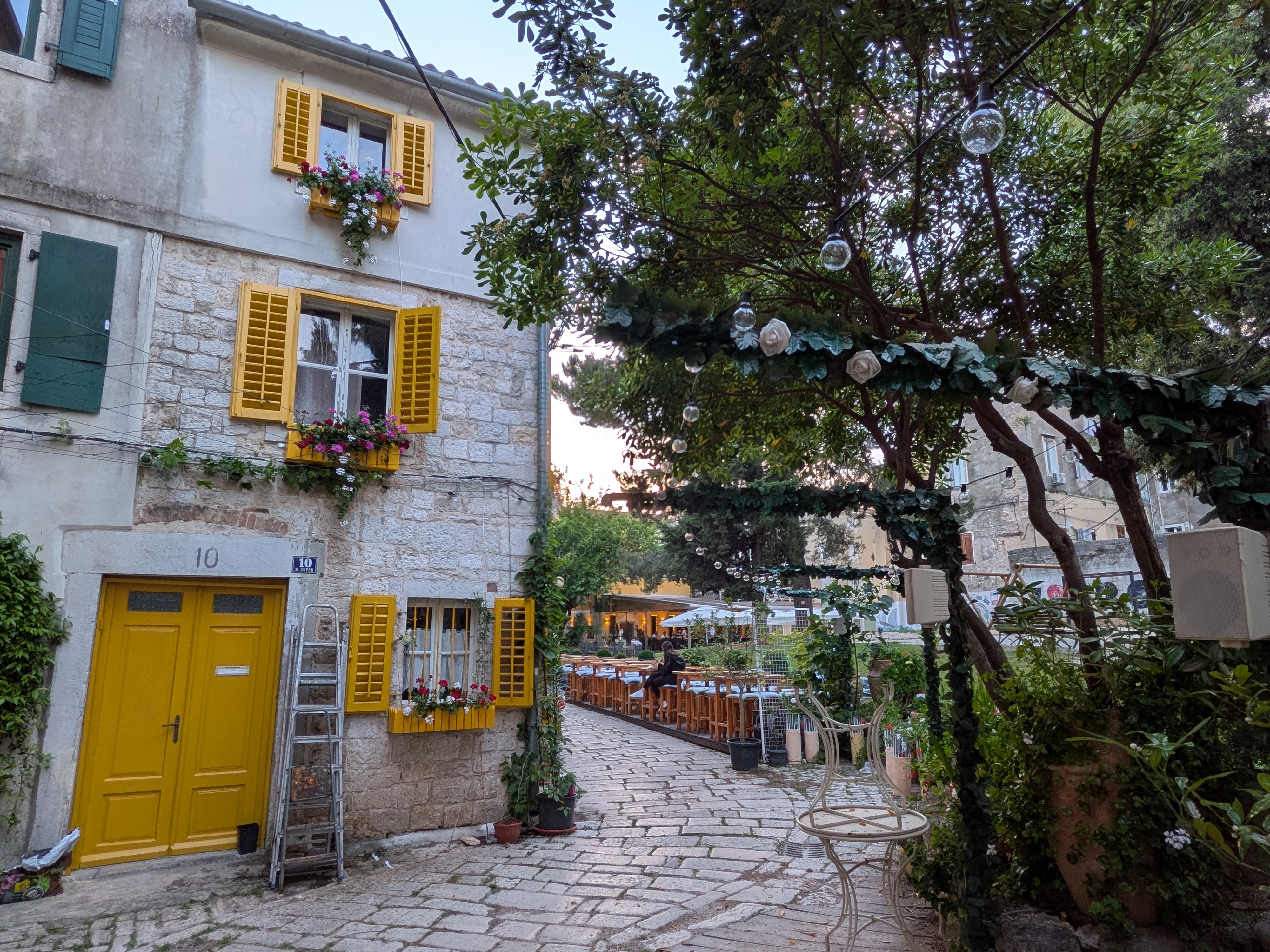 Eine Gasse in Porec