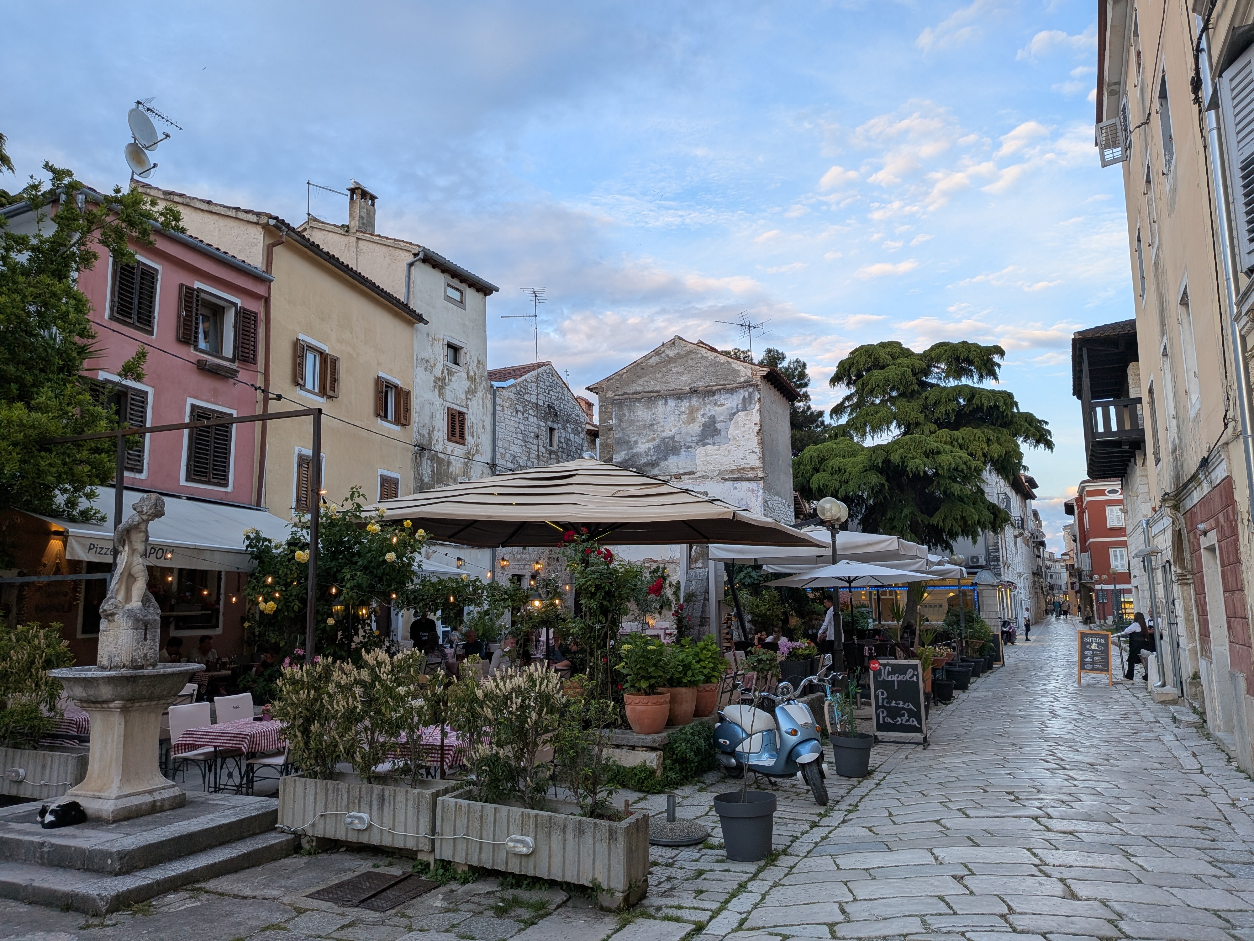 Eine Gasse in Porec