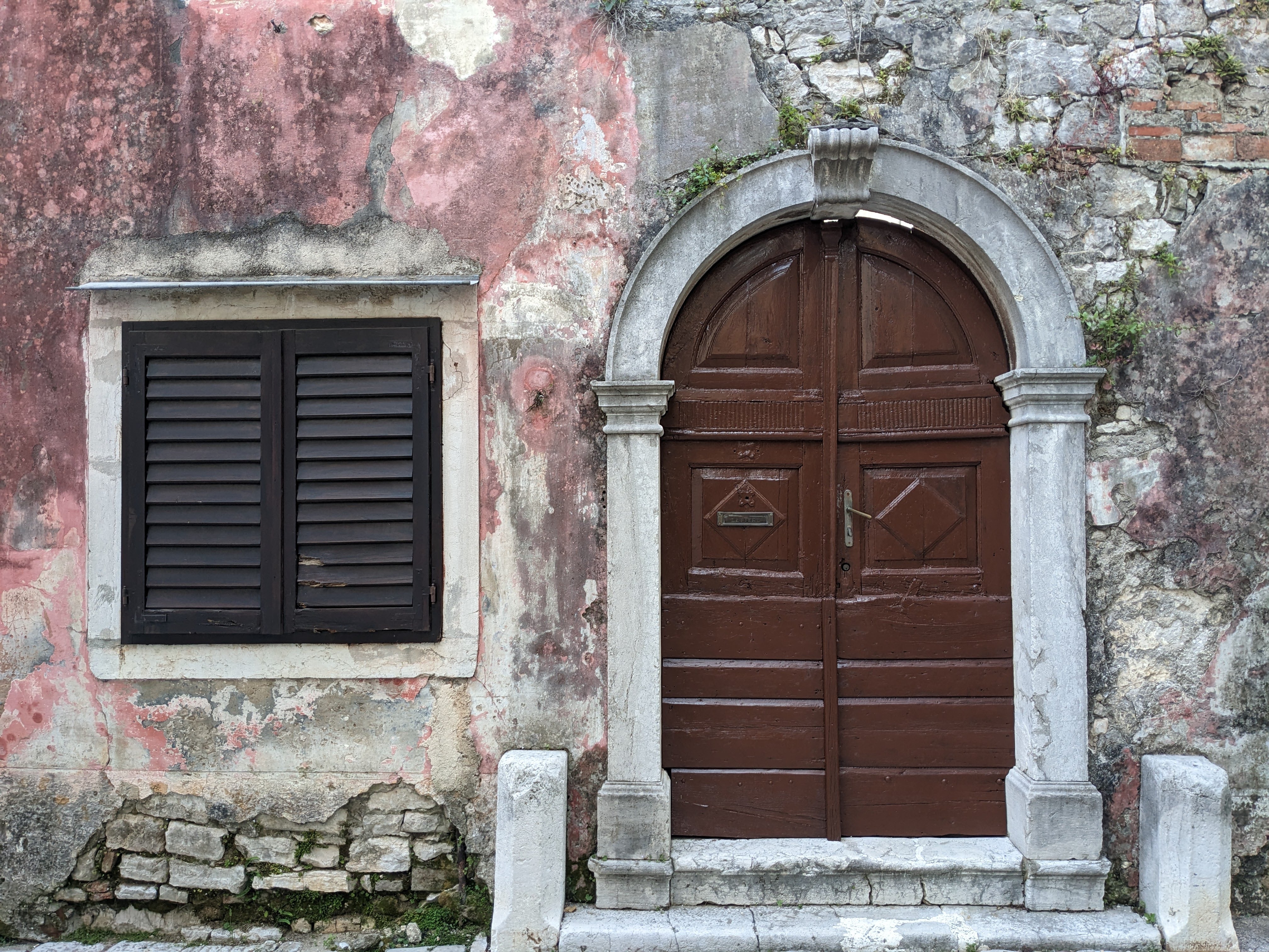 Eine Tür in Porec